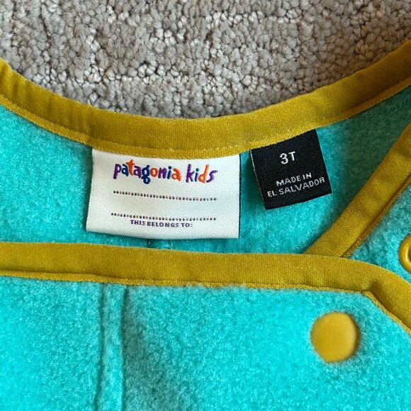 Patagonia Baby Synchilla® Toddler's / Kid's Fleece Overalls - Picture 4 of 4